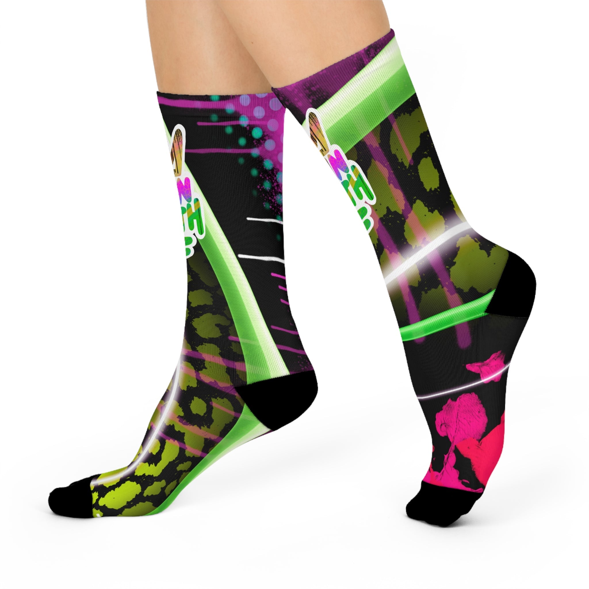 Cushioned Crew Socks - Sean Keith Art