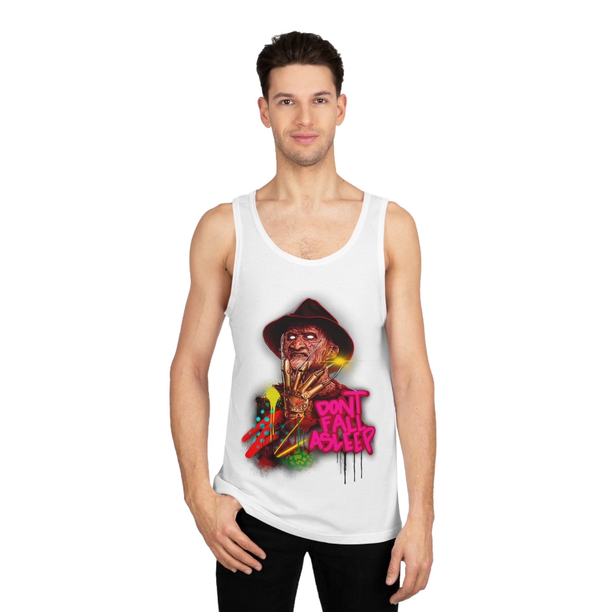 Dont Fall Asleep Unisex Tank Top - Sean Keith Art