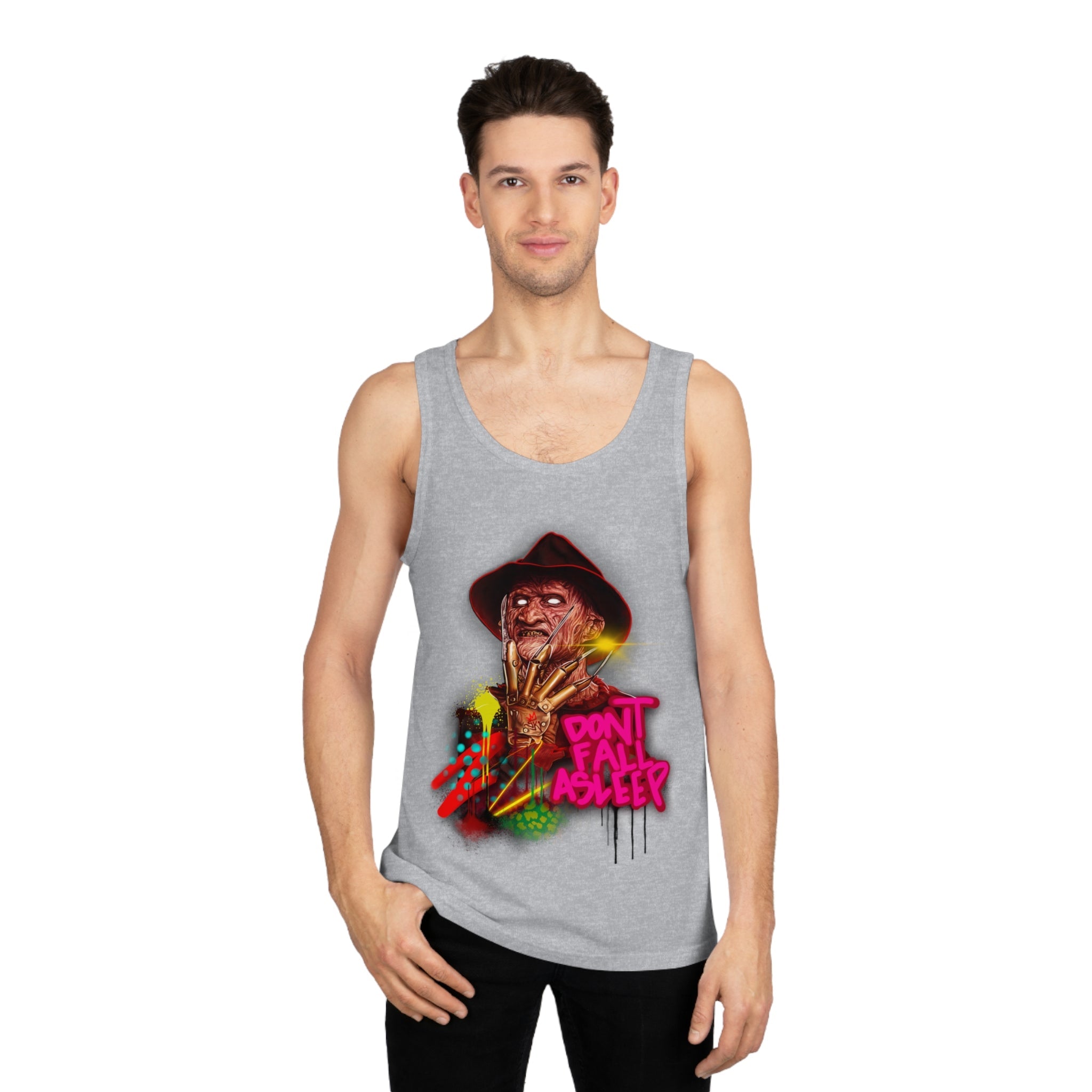 Dont Fall Asleep Unisex Tank Top - Sean Keith Art