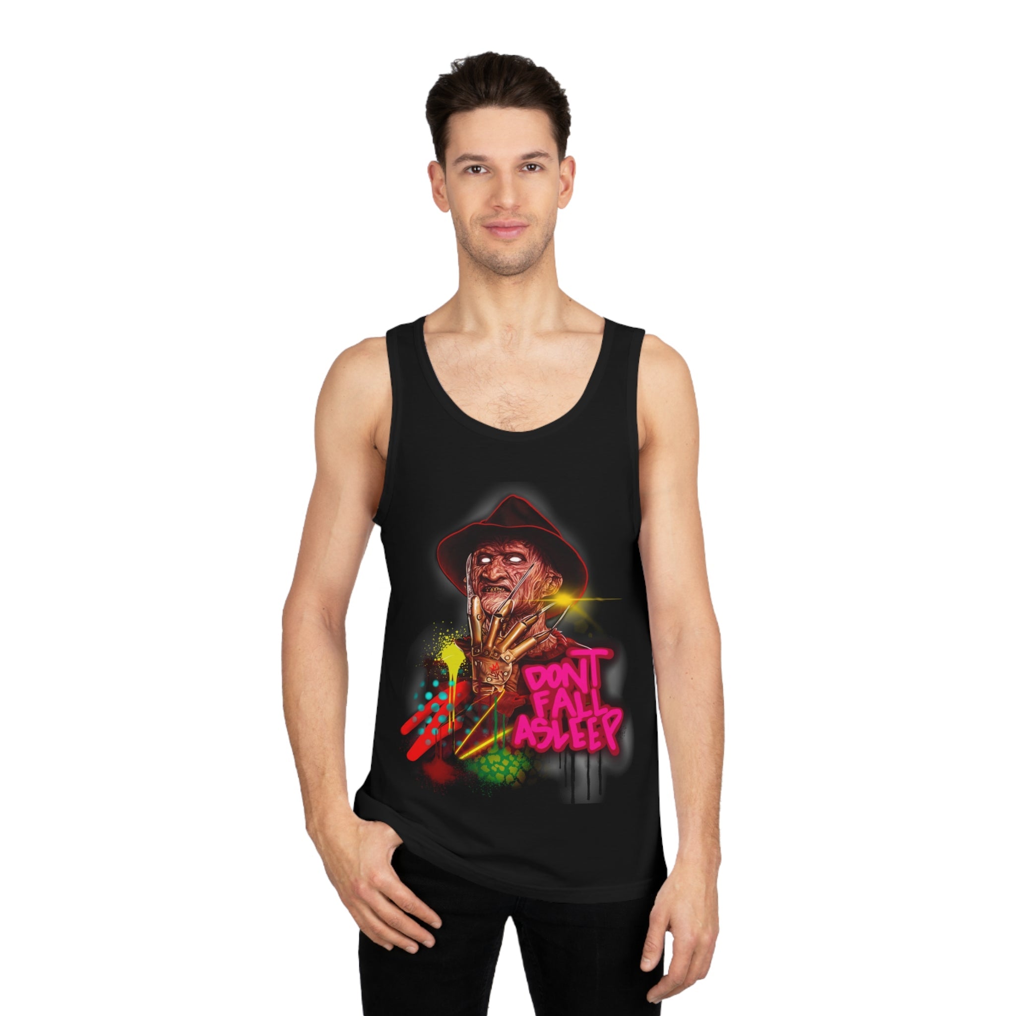 Dont Fall Asleep Unisex Tank Top - Sean Keith Art