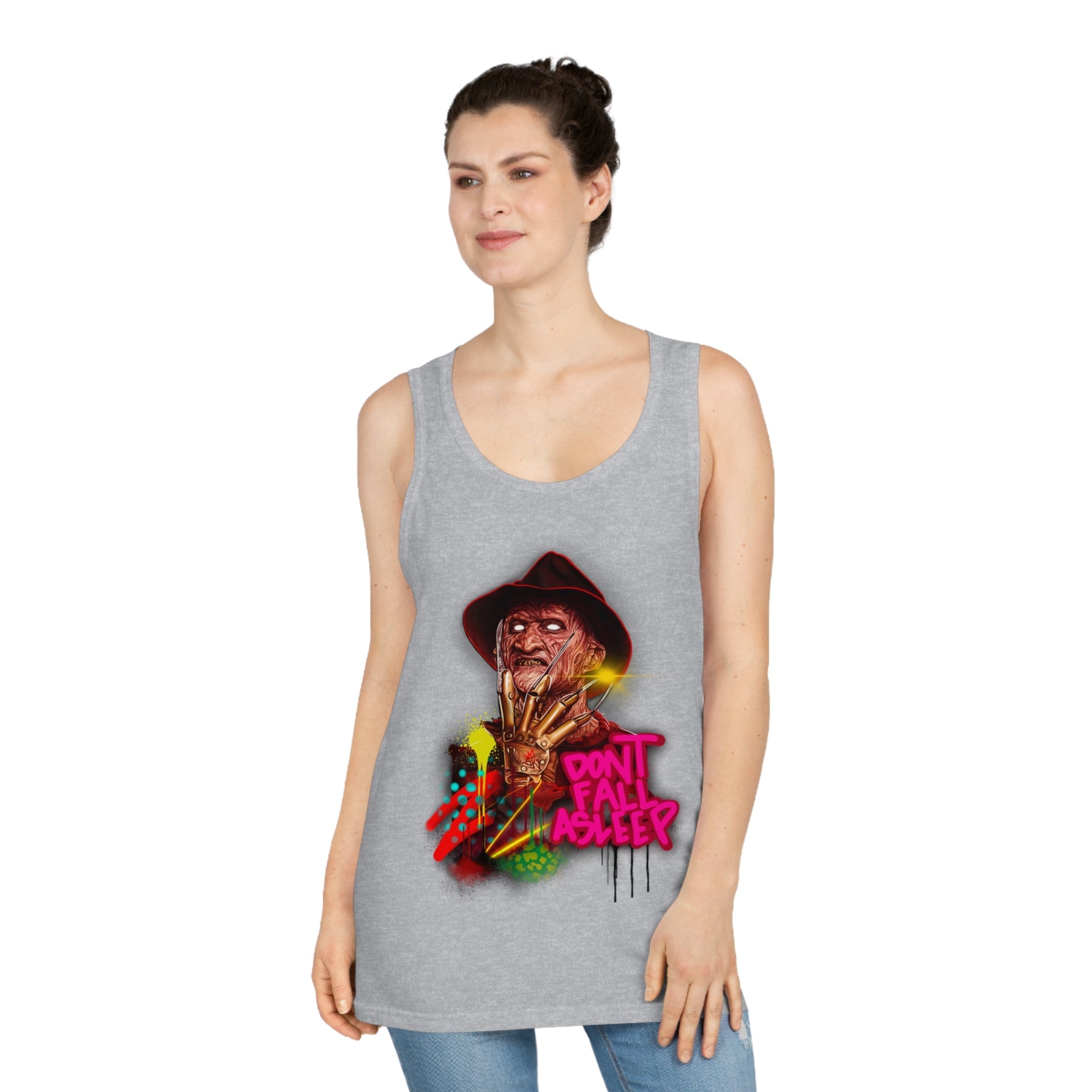 Dont Fall Asleep Unisex Tank Top - Sean Keith Art