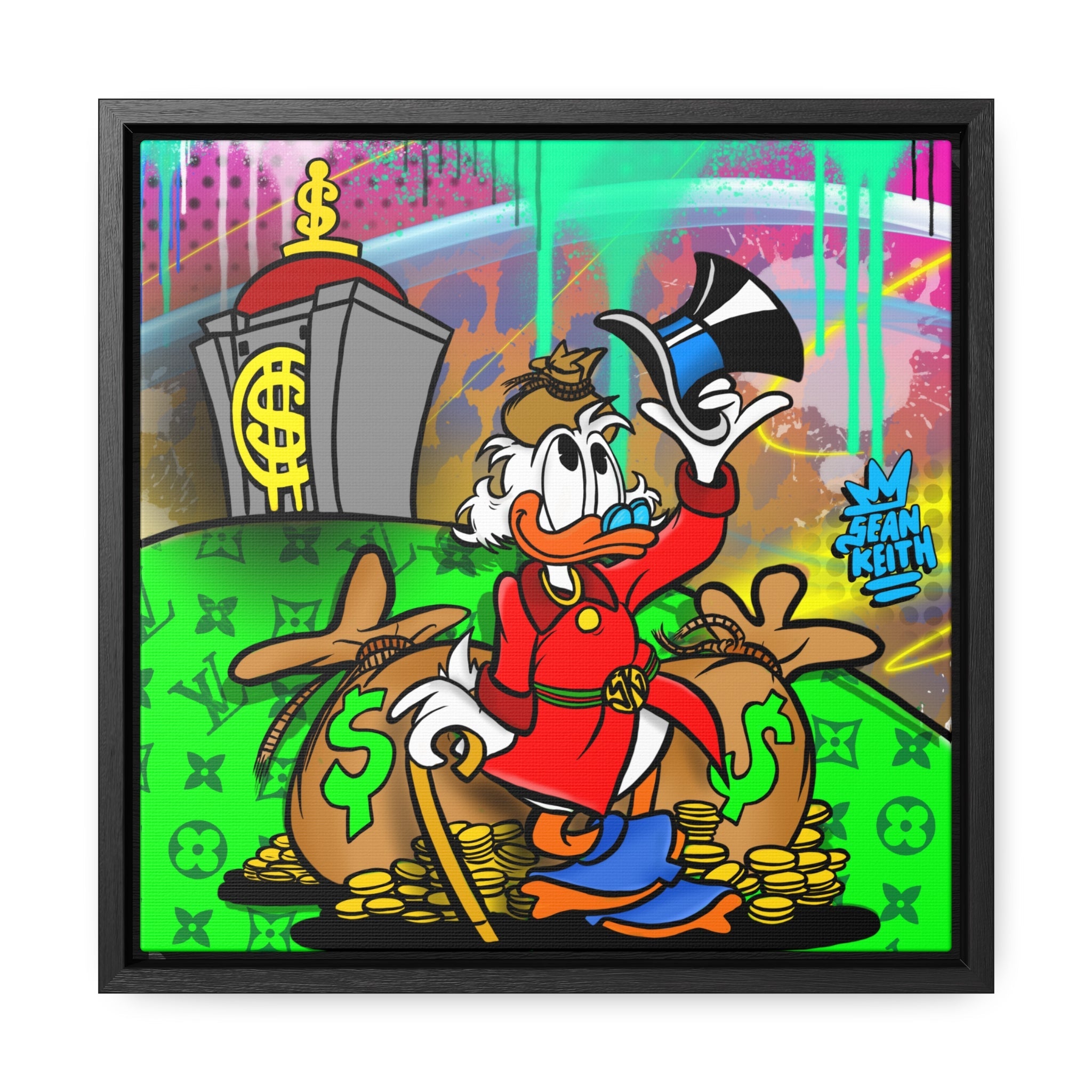 Hats off 2 Success framed print - Sean Keith Art