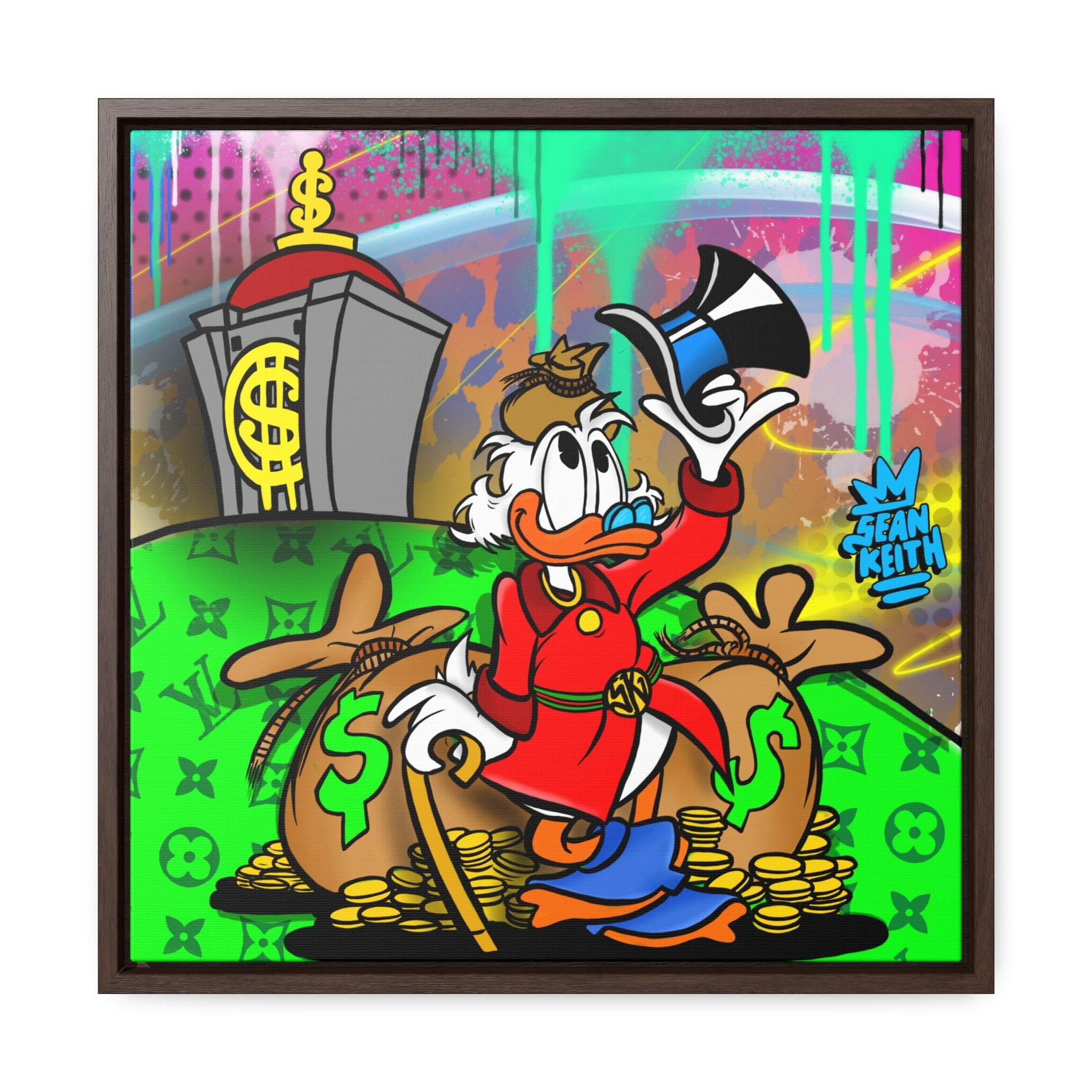 Hats off 2 Success framed print - Sean Keith Art