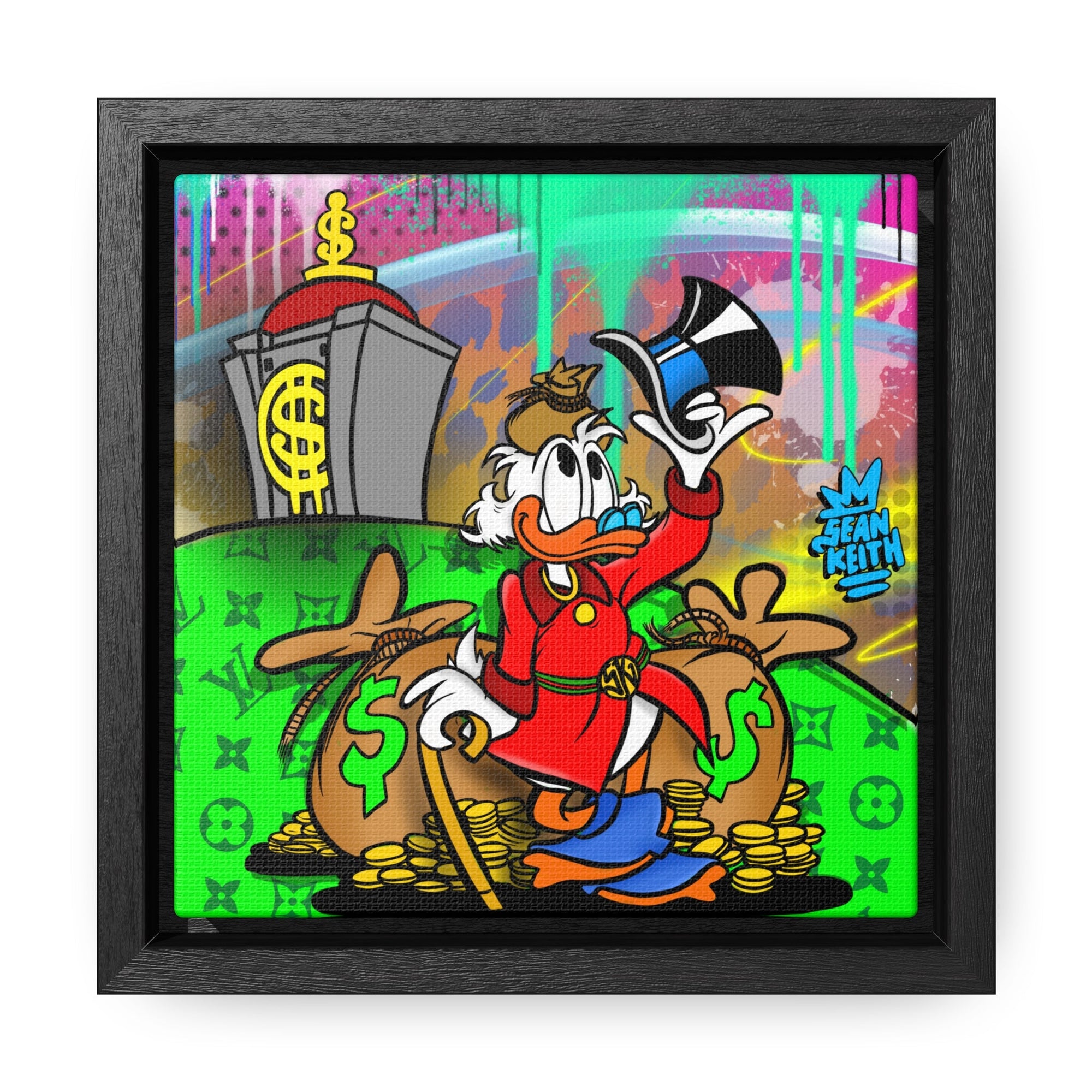 Hats off 2 Success framed print - Sean Keith Art