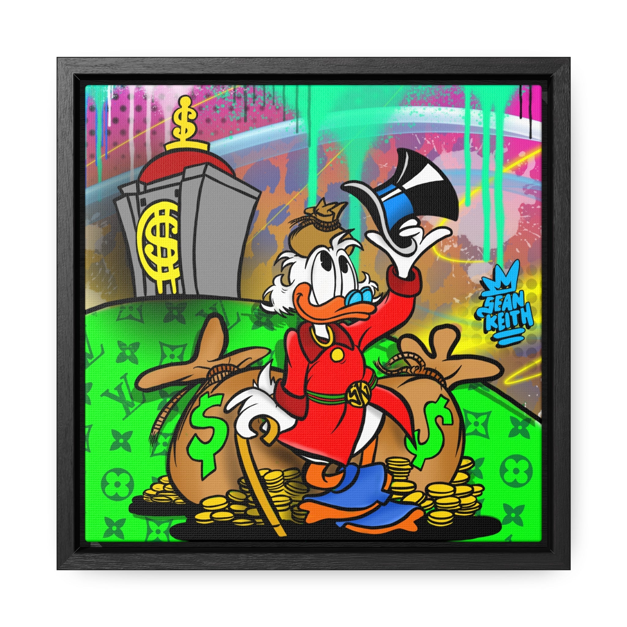 Hats off 2 Success framed print - Sean Keith Art