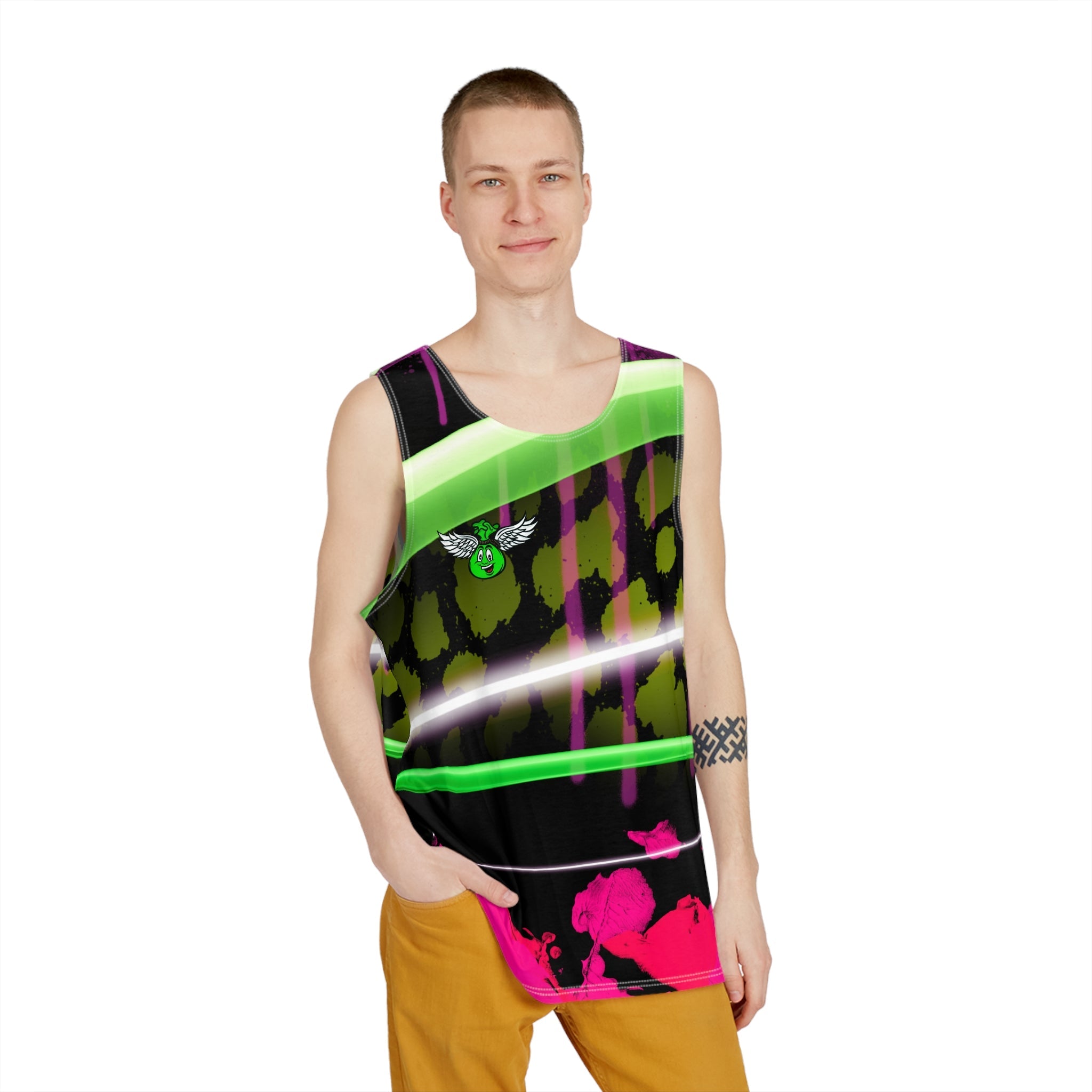 Sean Keith Moneybag Marty Men's Tank (AOP) - Sean Keith Art