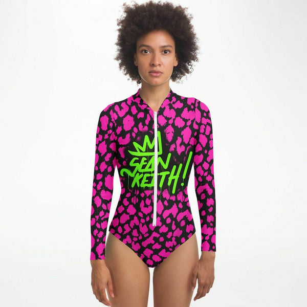 Currents One-Piece Swimsuit – Sean Christopher Ward, Artist