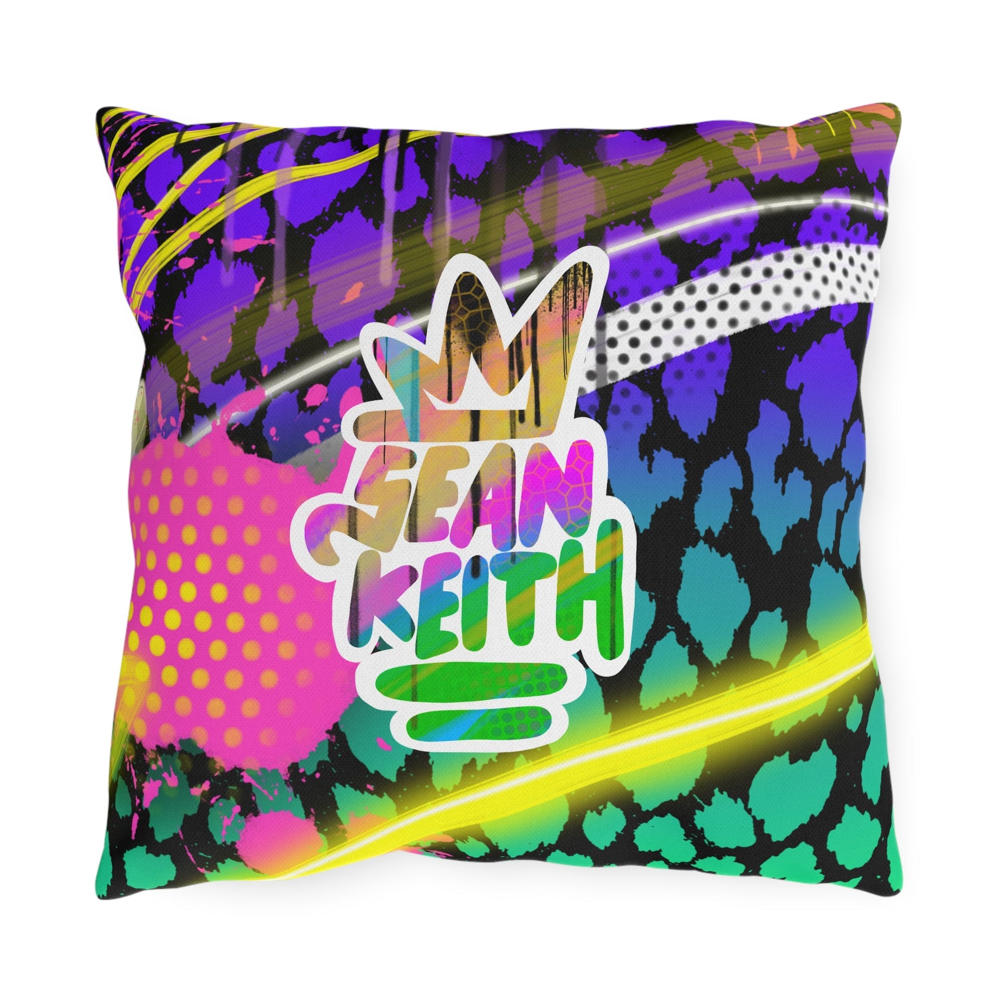 sean keith Outdoor Pillows - Sean Keith Art