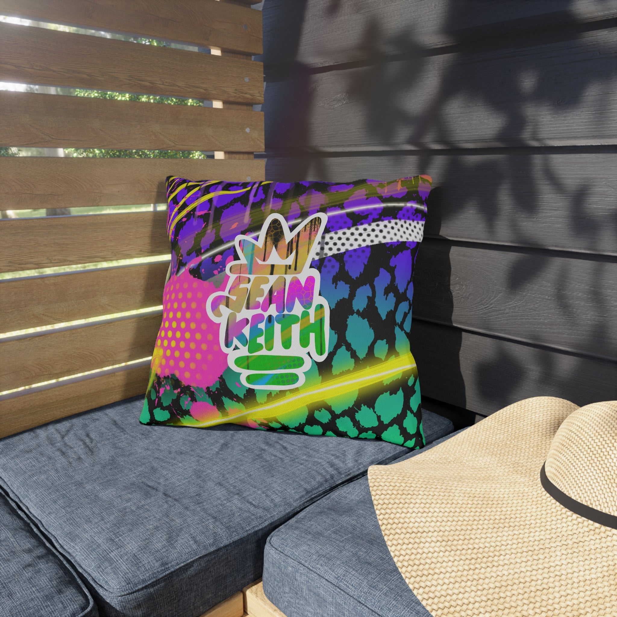 sean keith Outdoor Pillows - Sean Keith Art