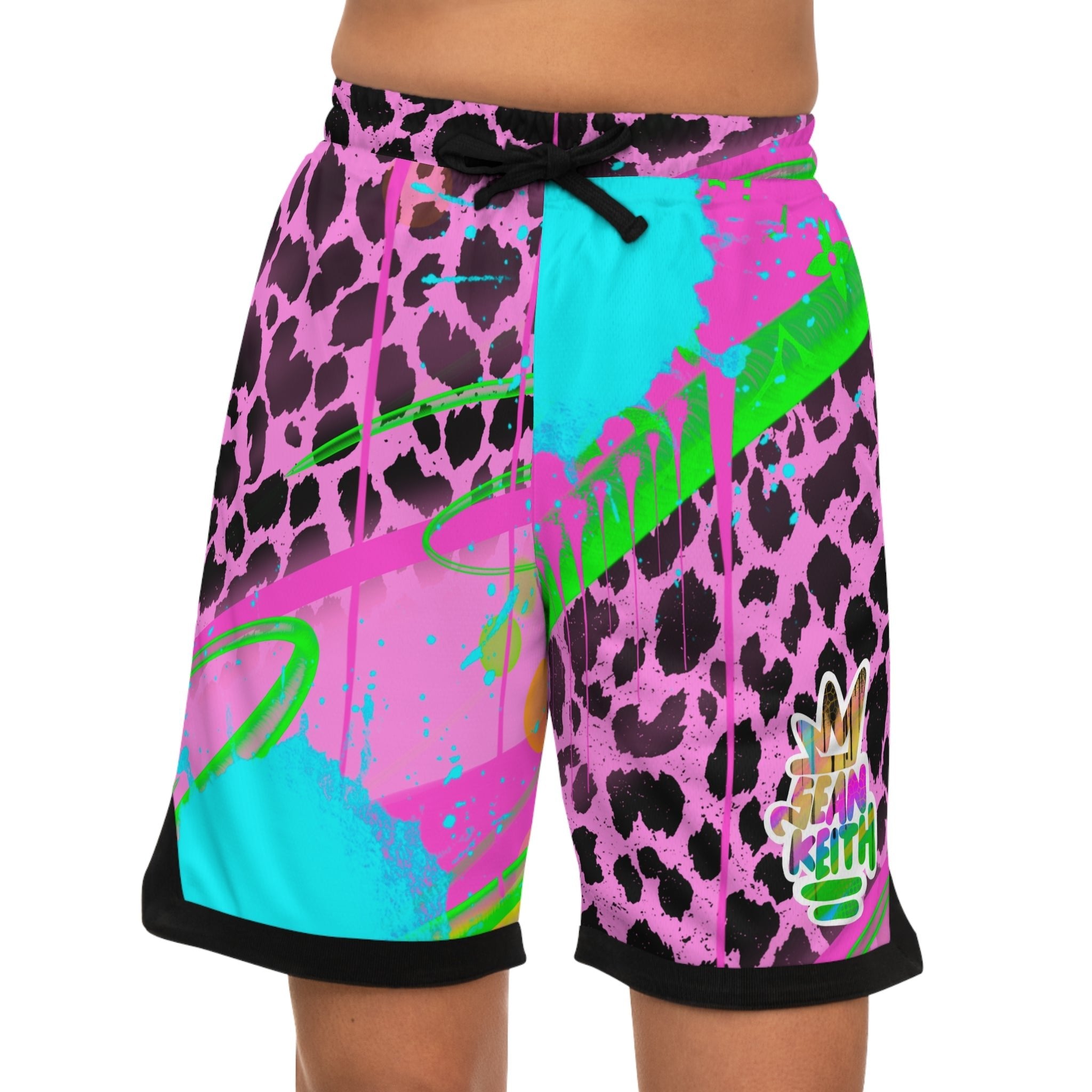 Sean Keith Popart Basketball Shorts - Sean Keith Art