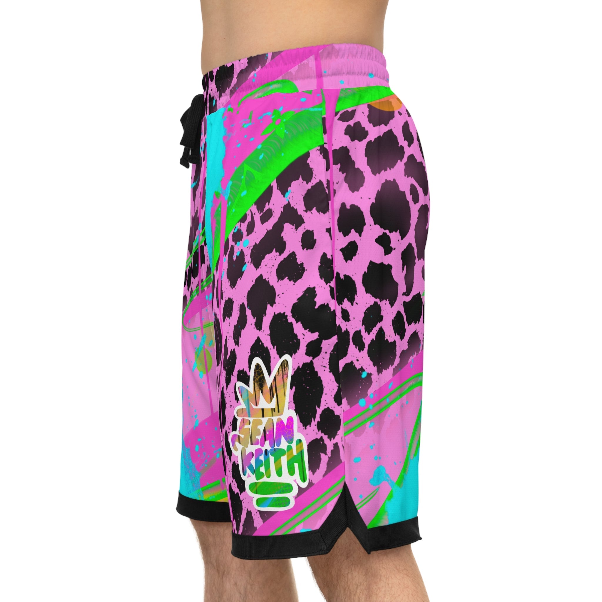 Sean Keith Popart Basketball Shorts - Sean Keith Art