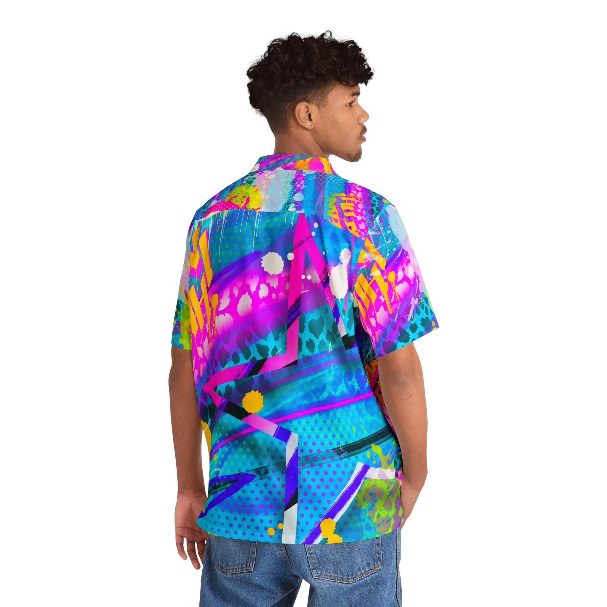 Men's Hawaiian Shirt (AOP) - Sean Keith Art