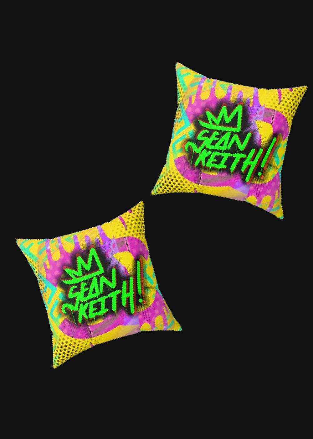 SK Polyester Square Pillow - Sean Keith Art