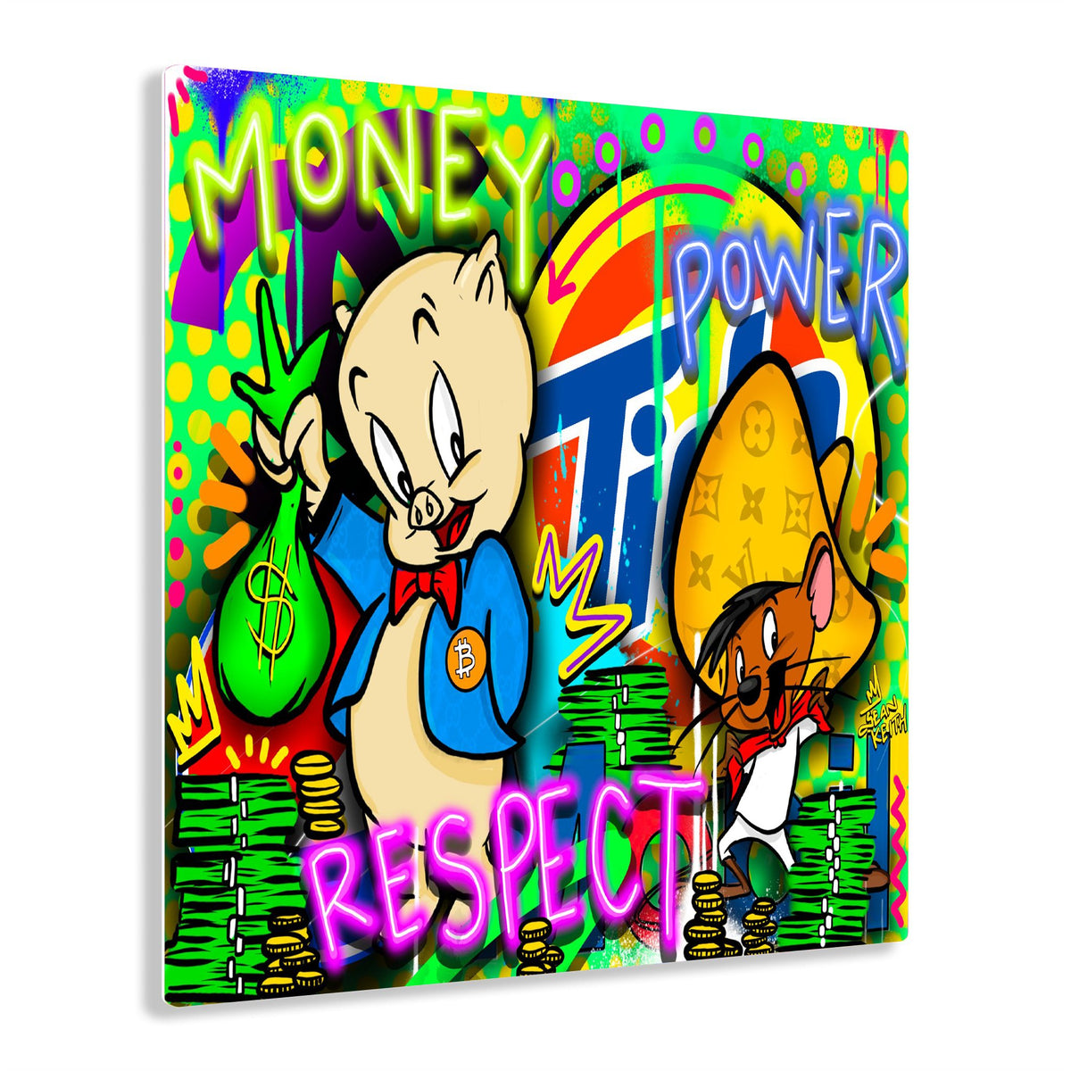 Money Power Resect Money Power Respect print | Sean Keith Art