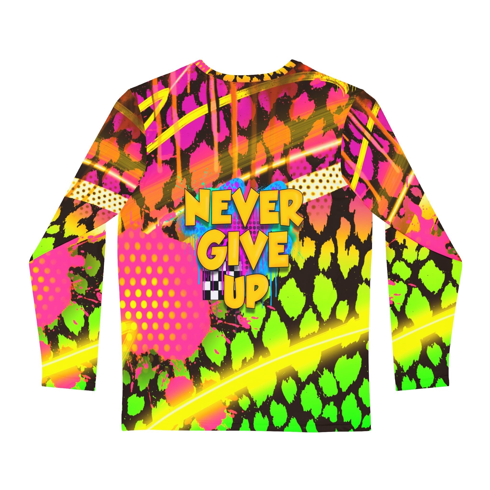 Never give up long sleeve T - Sean Keith Art
