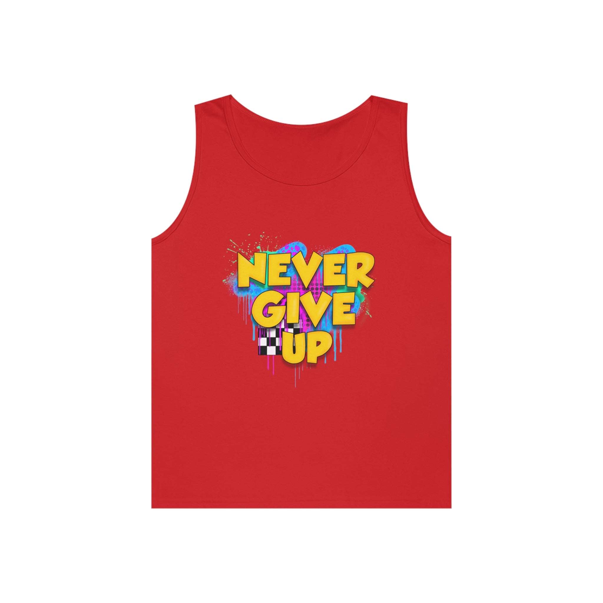 NEVER GIVE UP  Tank Top