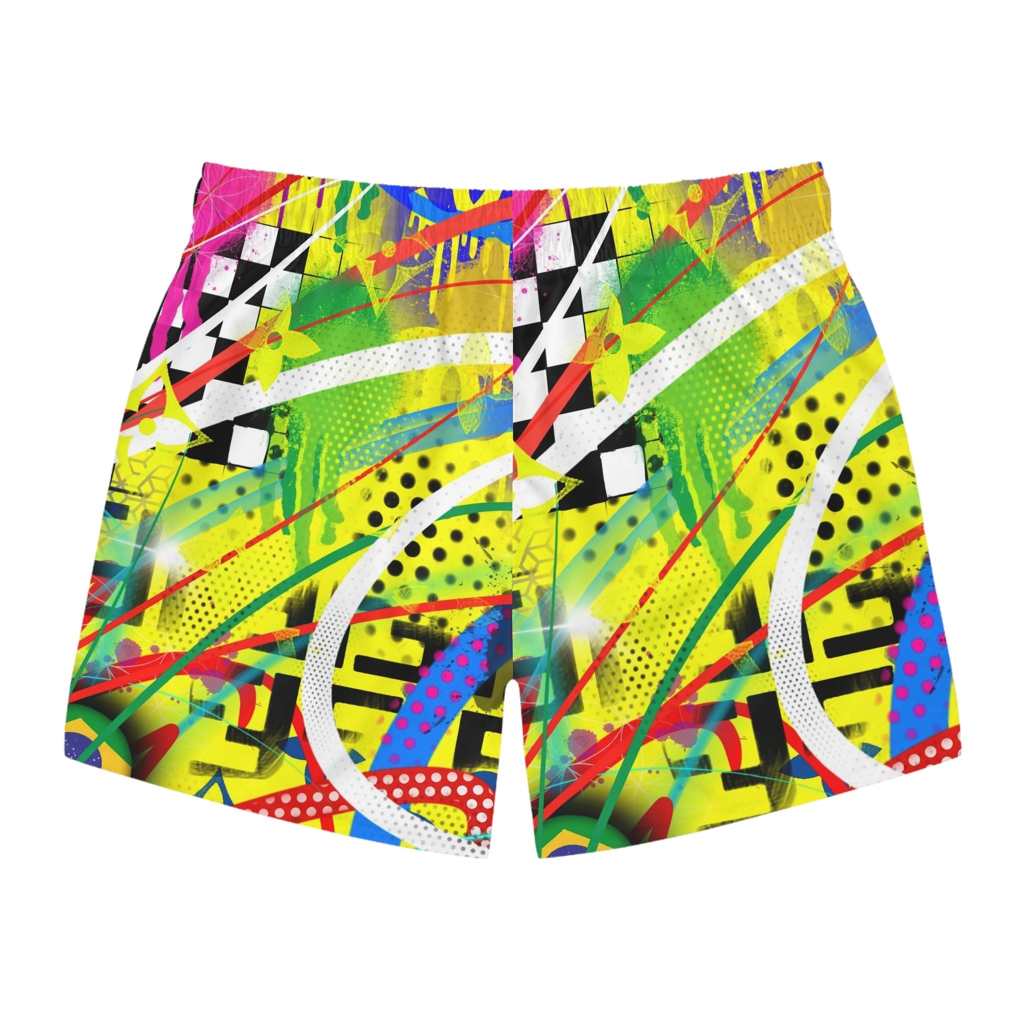 Sean Keith Brazil Pop Art Swim Trunks