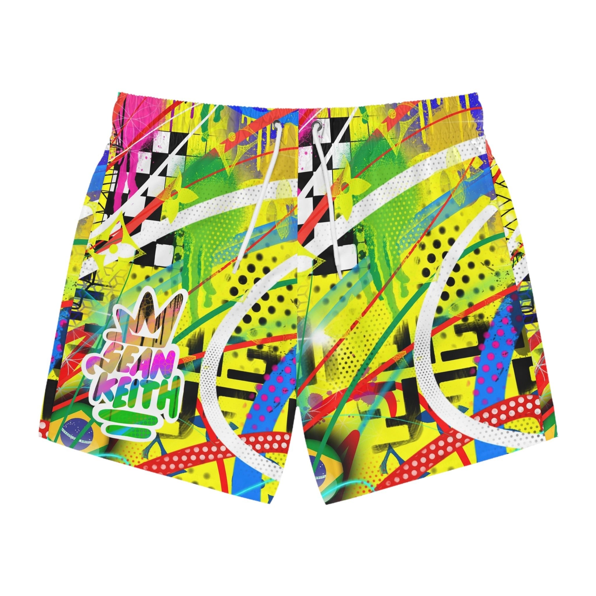 Sean Keith Brazil Pop Art Swim Trunks