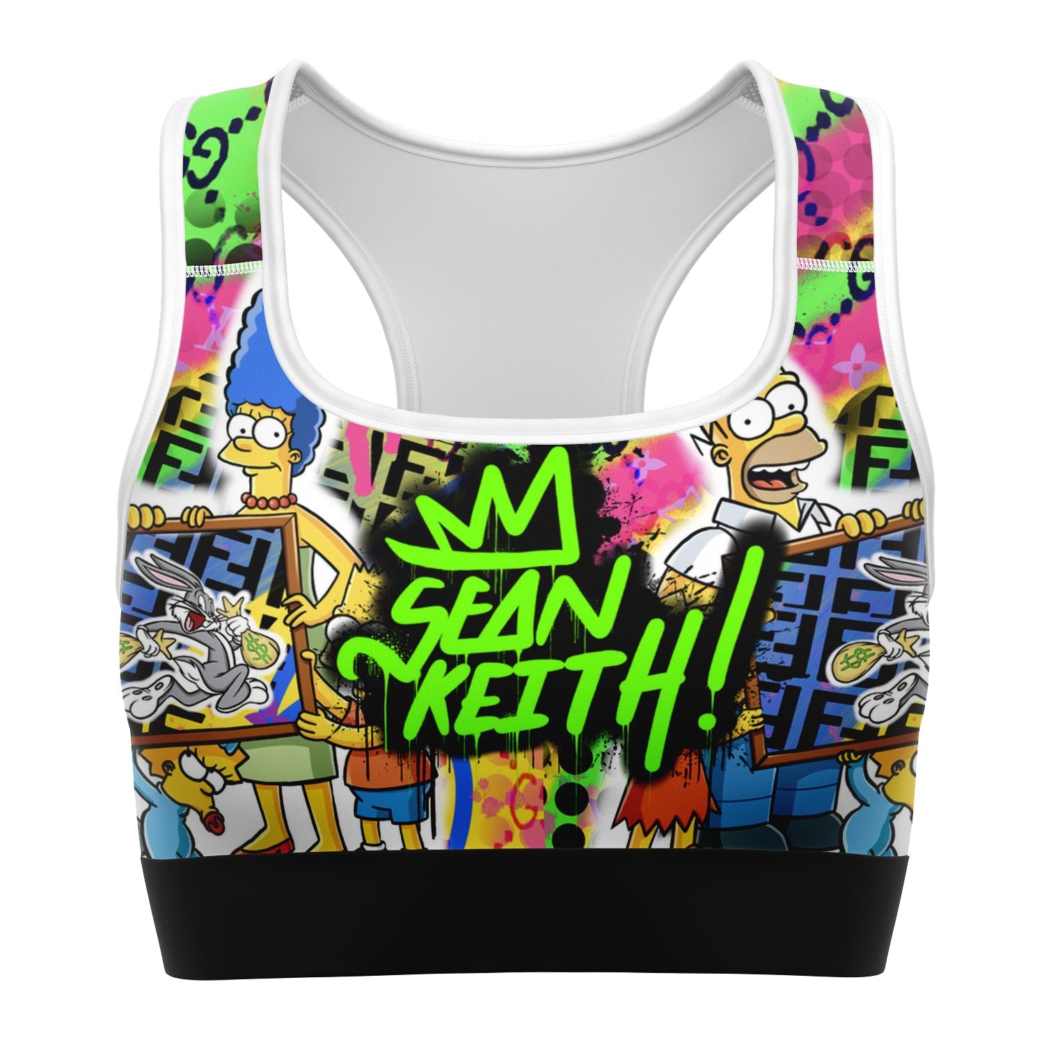 Sean Keith X Simpsons Sports Bra - Sean Keith Art