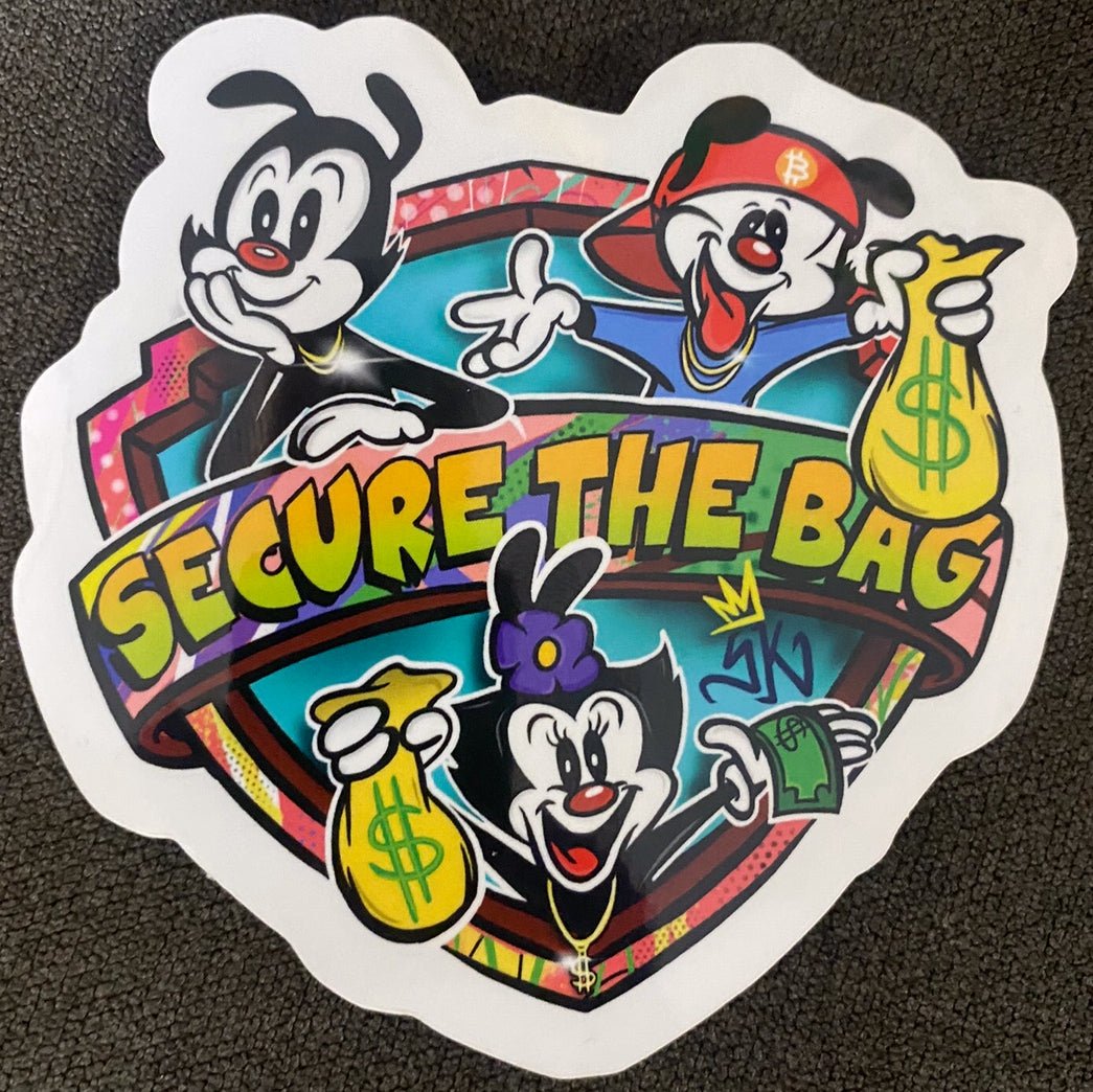Secure the Bag Sticker - Sean Keith Art