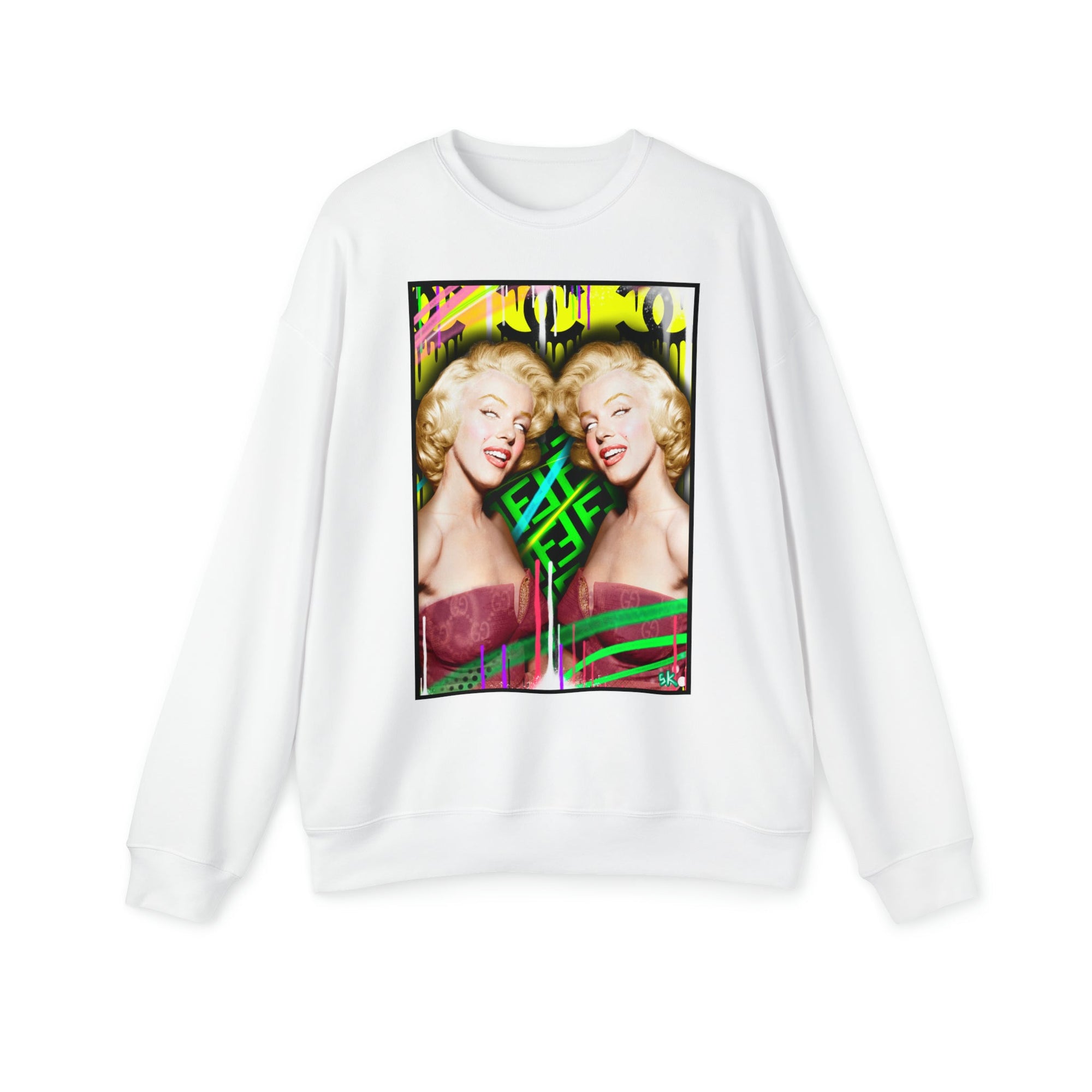 Seeing double Marylin long sleeve T - Sean Keith Art