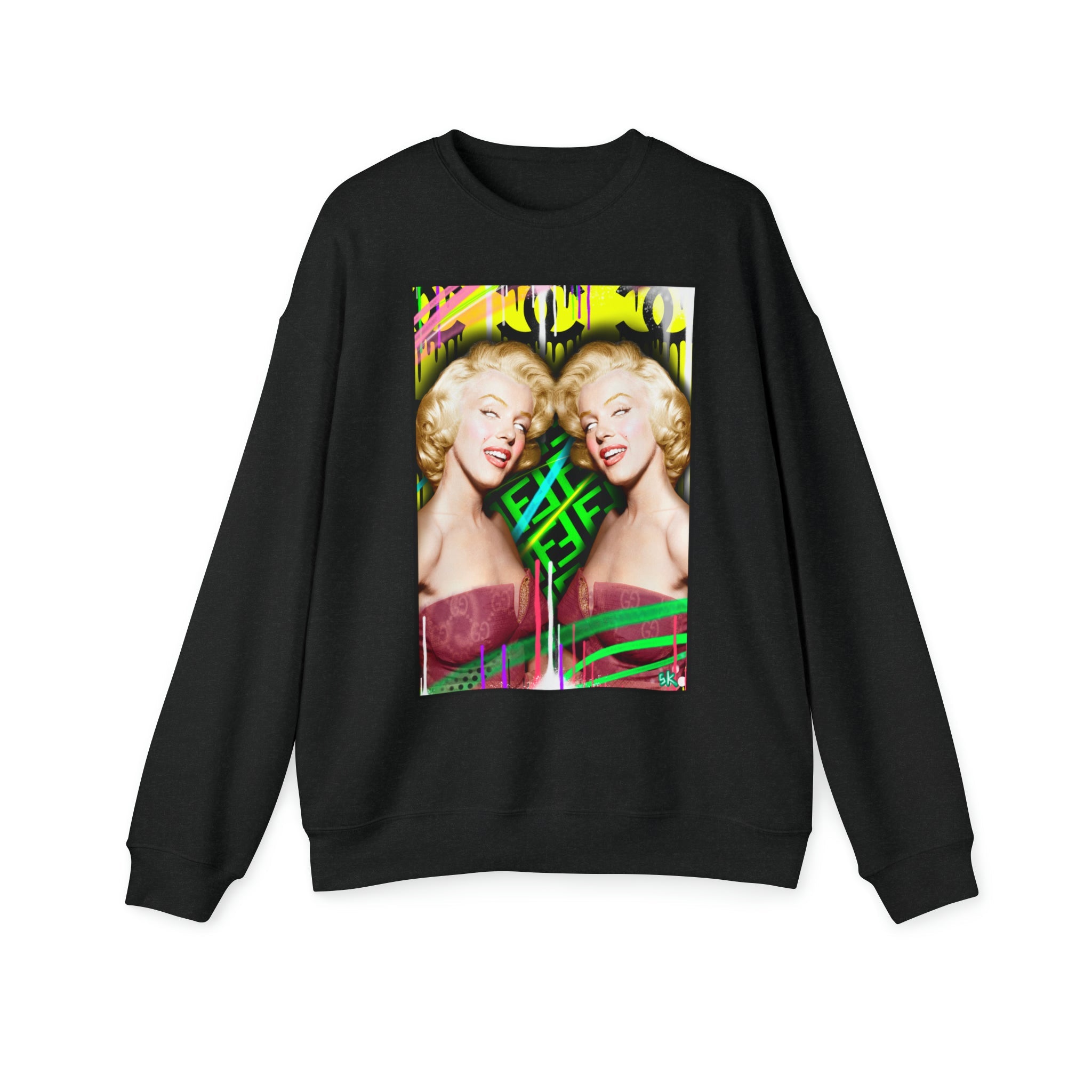 Seeing double Marylin long sleeve T - Sean Keith Art