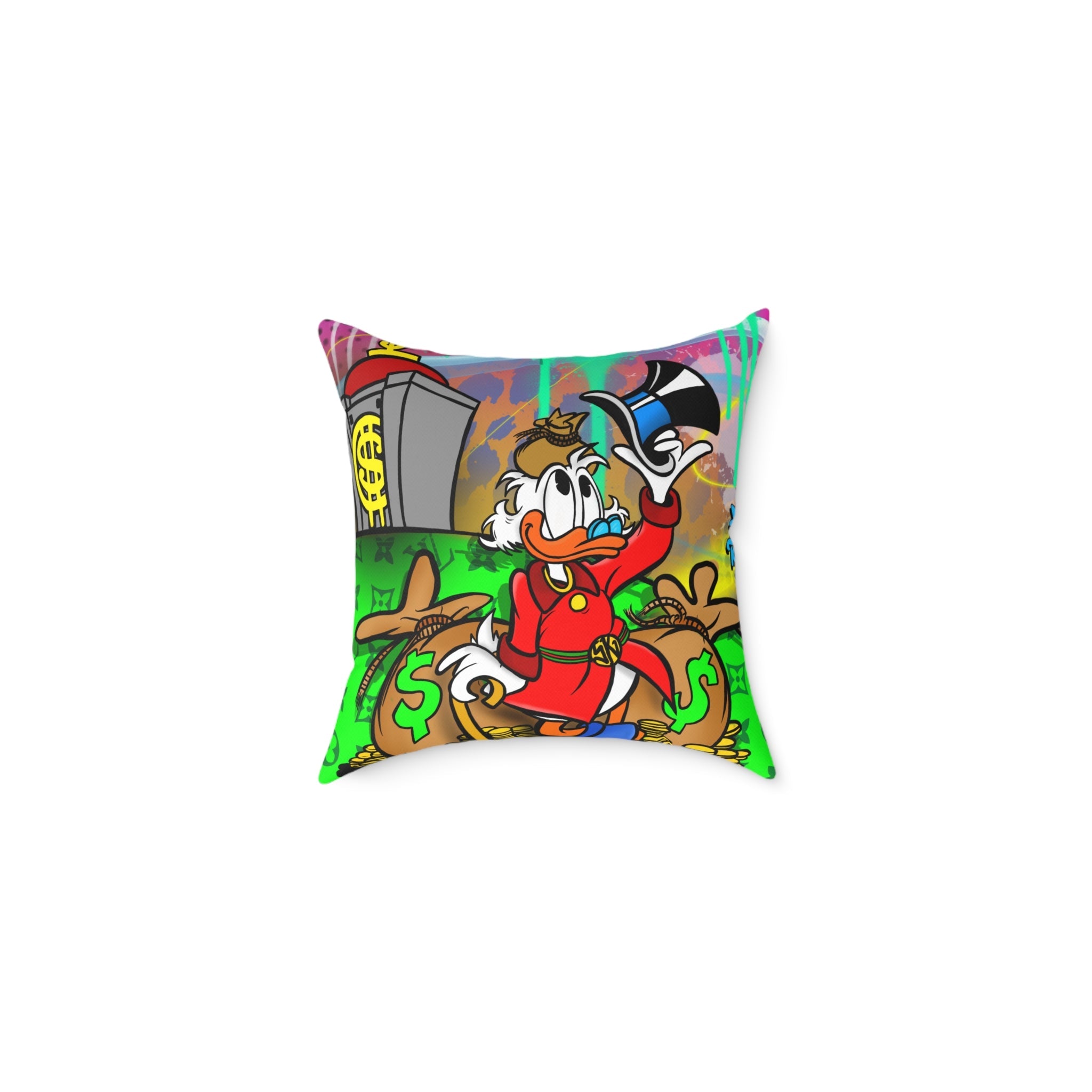 SK x Scrooge Polyester Pillow