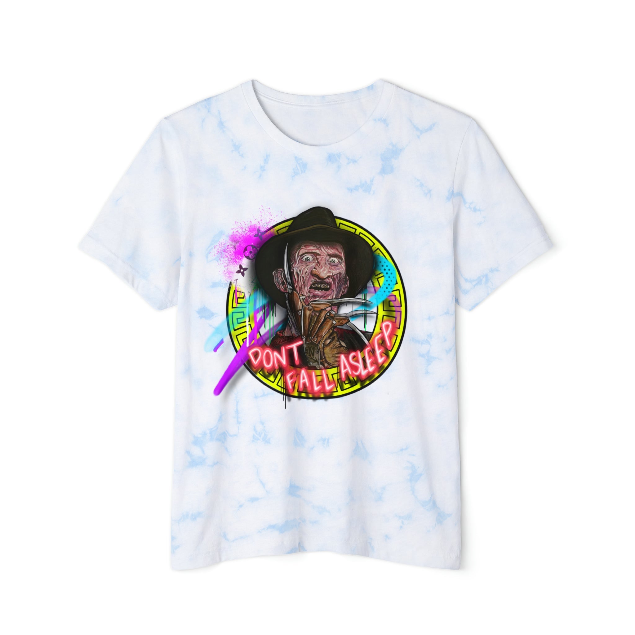 Unisex Freddy x SK Tie-Dyed T-Shirt - Sean Keith Art