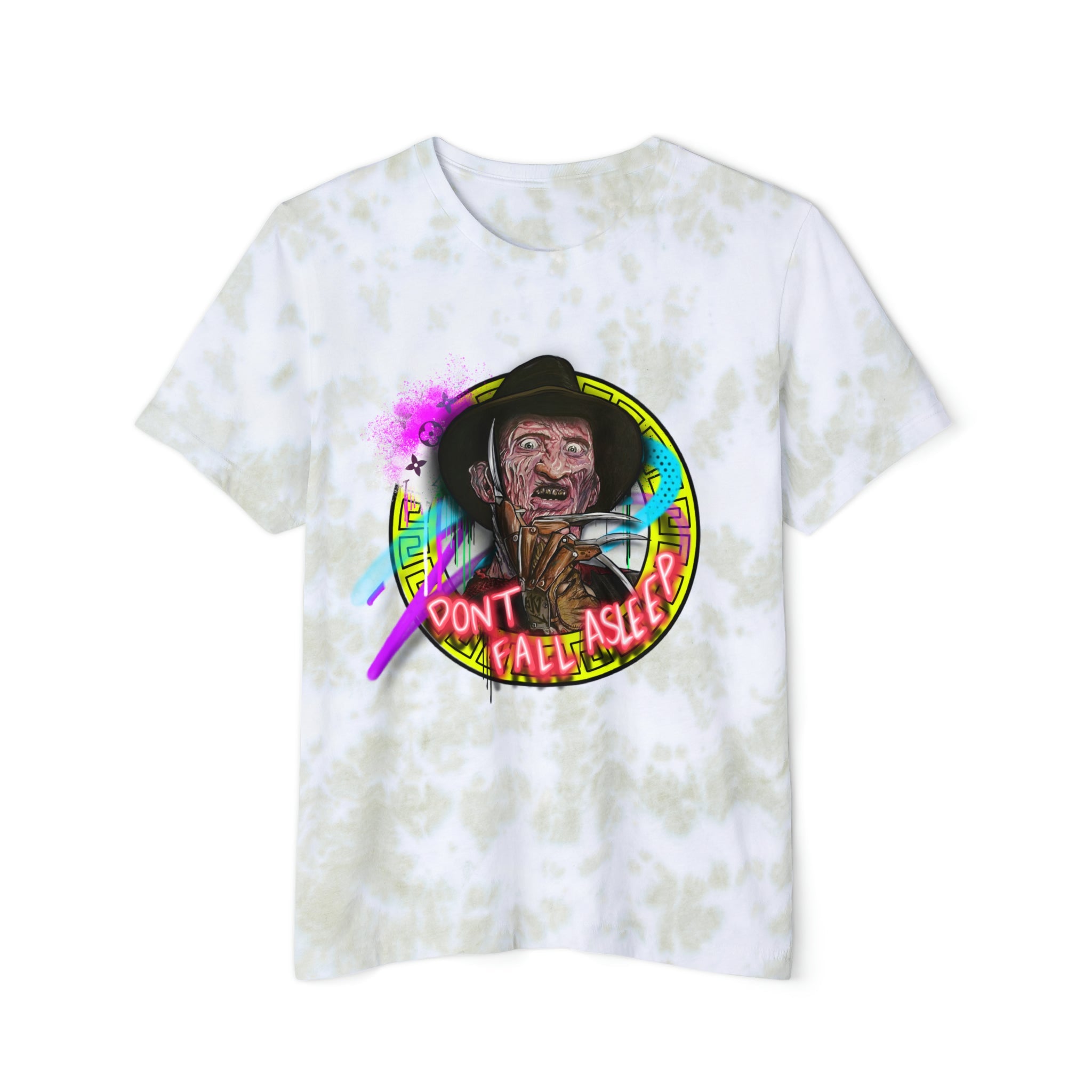 Unisex Freddy x SK Tie-Dyed T-Shirt - Sean Keith Art